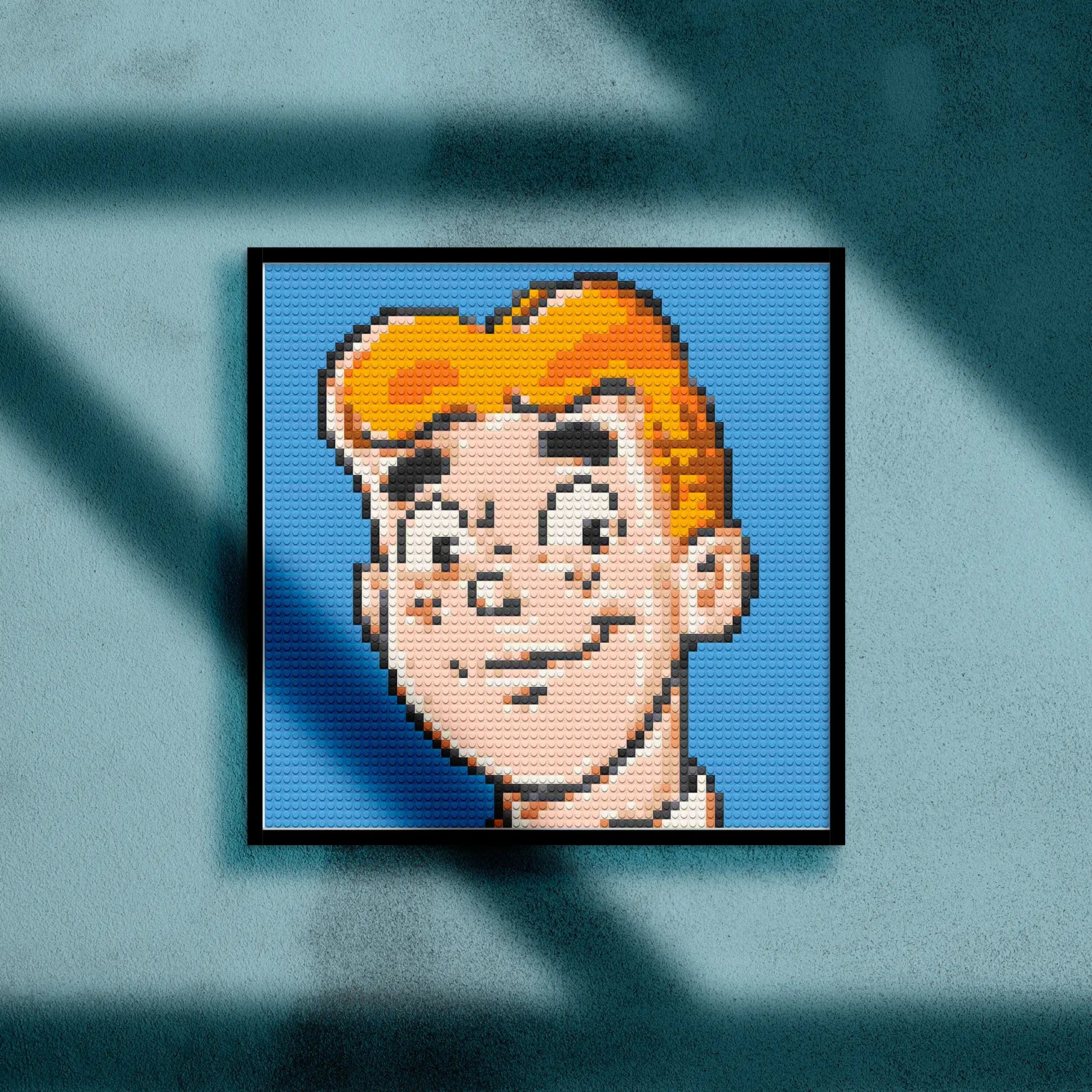 ARCHIE BRICKED MOSAIC PORTRAIT 20X20 Memobrick