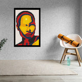 Abstract Face Bricked Mosaic Home Decor 20x30" — photo 2