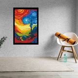 Abstract Tree Bricked Mosaic Home Decor 20x30" — photo 2