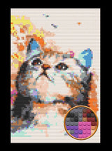 Cat Art Bricked Mosaic Home Decor 20x30" — photo 1