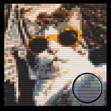 Cat Selfie Home decoration Bricked Mosaic Portrait 16x16" — photo 1