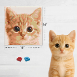 Custom Bricked Mosaic Portrait 16x16" — photo 2