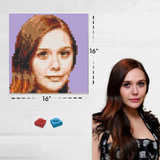 Custom Bricked Mosaic Portrait 16x16" — photo 5