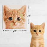 Custom Bricked Mosaic Portrait 20×20" — photo 3