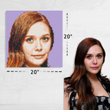 Custom Bricked Mosaic Portrait 20×20" — photo 4
