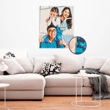Custom Bricked Mosaic Portrait 50x60" — photo 4