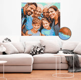 Custom Bricked Mosaic Portrait 70x60" — photo 2