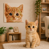 Custom Bricked Mosaic Portrait 16x16" — photo 1