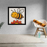 Cute Bee Home decoration Bricked Mosaic Portrait 16x16" — photo 2