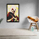 Heatblast Art Piece Home Wall Decor Bricked Mosaic Portrait 20x30" — photo 2
