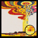 Rainbow Falls Home Decor Bricked Mosaic Portrait 20x20 — photo 1