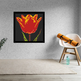 Rose Home decoration Bricked Mosaic Portrait 16x16" — photo 2
