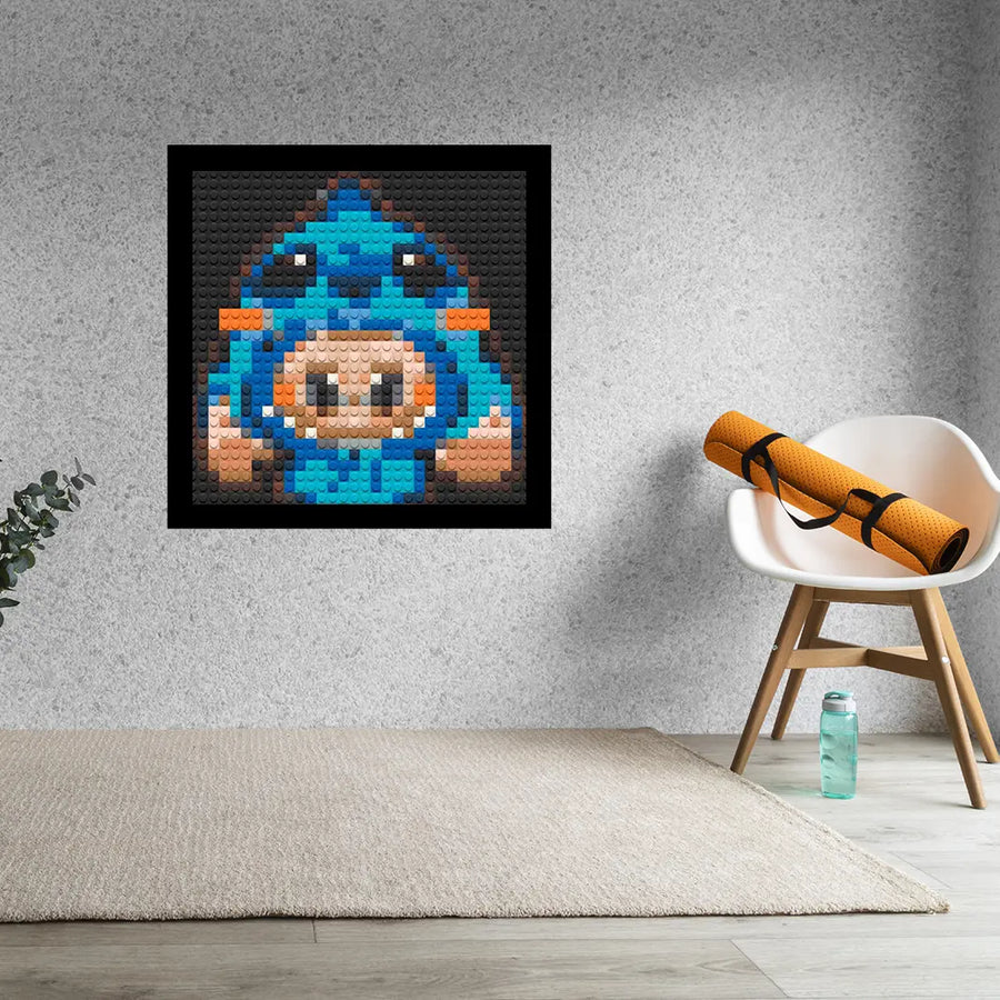 Stitch Labubu Home decoration Bricked Mosaic Portrait 10x10