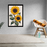 Sunflower Bricked Mosaic Home Decor 20x30" — photo 2