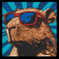 Swag Capybara  Home Decor Bricked Mosaic Portrait 20x20 - Memobrick