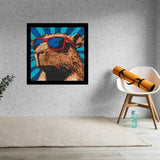 Swag Capybara  Home Decor Bricked Mosaic Portrait 20x20 — photo 2