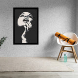 Woman Art Piece Home Wall Decor Bricked Mosaic Portrait 20x30" — photo 2