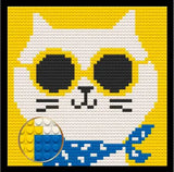 Yelow Cat HOME DECOR BRICKED MOSAIC PORTRAIT 20X30 — photo 1