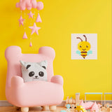 Bee Happy  Home decoration Bricked Mosaic Portrait 10x10" — photo 2