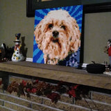 Custom Bricked Mosaic Portrait 16x16" — photo 10
