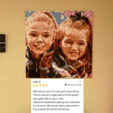Custom Bricked Mosaic Portrait 20×20" — photo 9