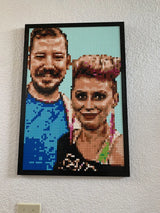Custom Bricked Mosaic Portrait 20x40" — photo 5