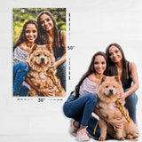 Custom Bricked Mosaic Portrait 30x50" — photo 2