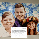 Custom Bricked Mosaic Portrait 40x30" — photo 5