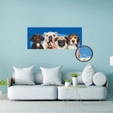 Custom Bricked Mosaic Portrait 50x20" — photo 2