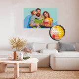 Custom Bricked Mosaic Portrait 50x30" — photo 2