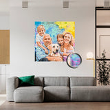 Custom Bricked Mosaic Portrait 60x60 — photo 3