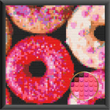 DONUTS!  Home Decor Bricked Mosaic Portrait 20x20 — photo 1