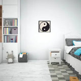 Yin and Yang Balance Tao Energy Home decoration Bricked Mosaic Portrait 10x10" — photo 2
